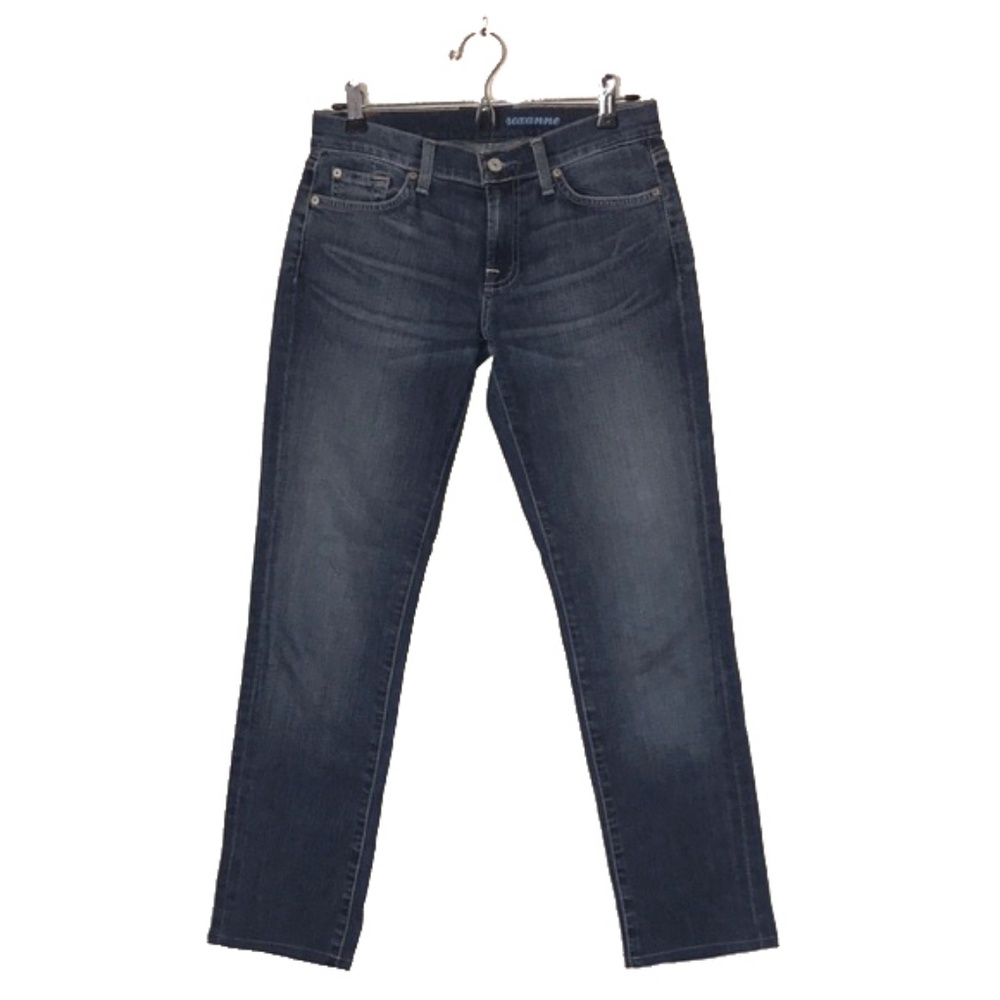 74AllMankind Roxanne straight leg jeans size 28”